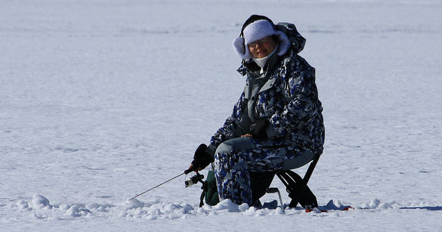 Ice Fishing by Jani Uusitalo